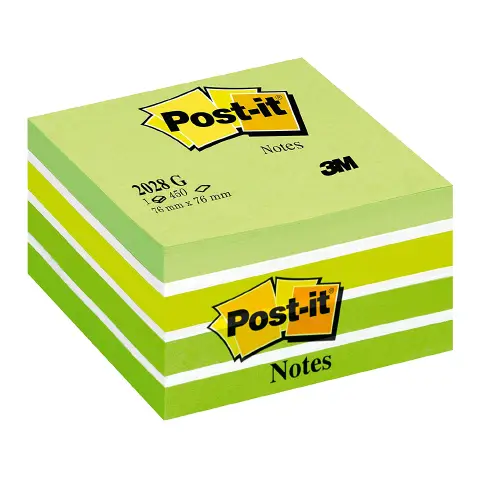 Post-It 3m Cube Green mm. 76x76