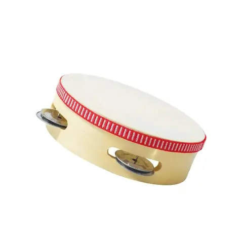 Tamburello Effetto Pelle con Piattelli cm. 15