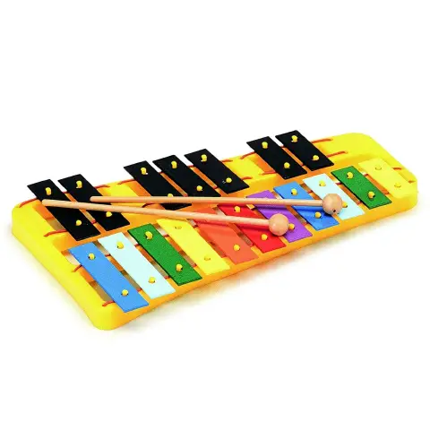 Chromatic Metallophone 18 Colorful Notes