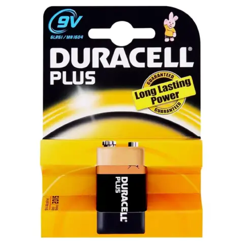Pile Duracell Pluspower Transistor (9V)