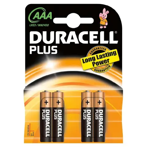 Pile Duracell Pluspower 4 Ministilo (AAA) 2400