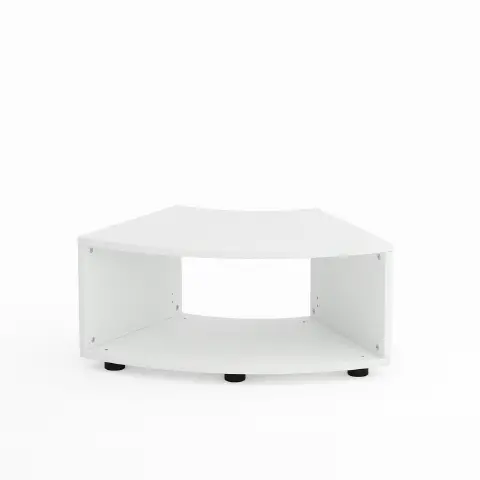 Mobile Scuola Kubò Bianco Curvo 60 Gradi Altezza 30 cm. - Conforme CAM