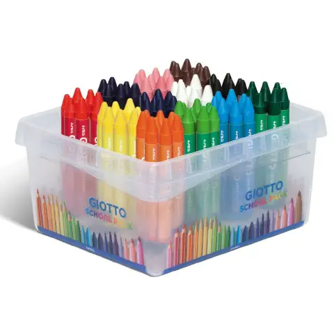 Giotto Maxi Wax Crayons 96 Pieces