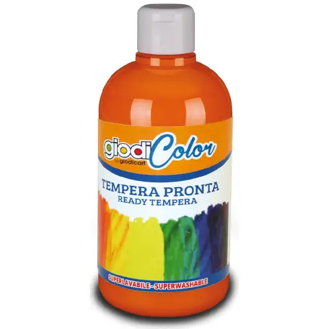 Giodicolor Children's Tempera Color 500 ml. Orange