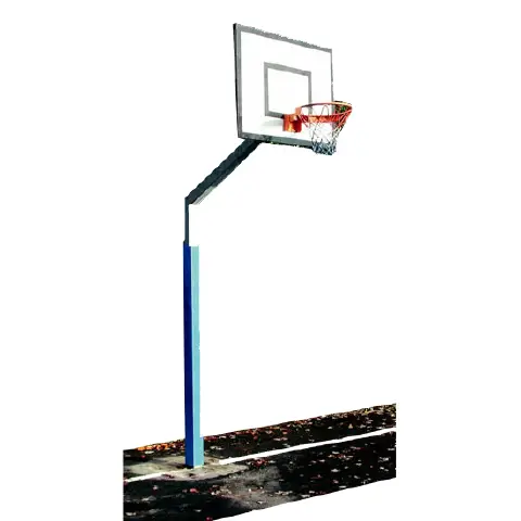 IMPIANTO BASKET MONOTUBOLARE TABELLONE IN LEGNO