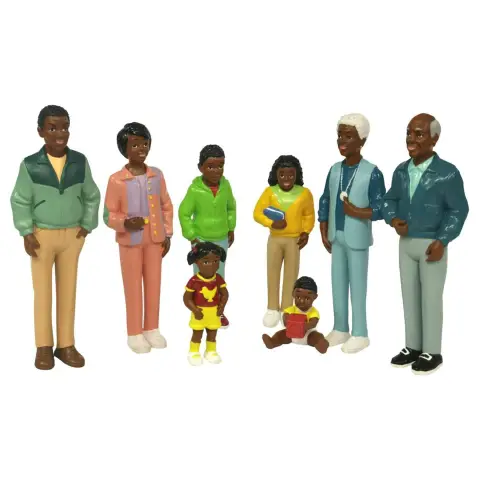 African Family 8 Characters