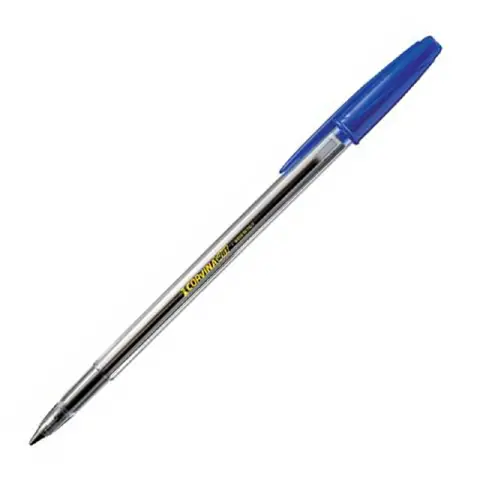 Corvina Wh-T Blue Ballpoint Pen - 50-pack