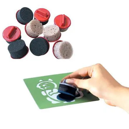 Set of 10 Stencil Pads 40 mm.