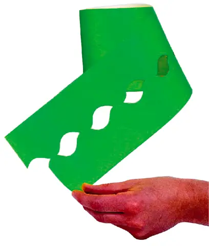 Green Wave Paper Border15 Mt x 5.7cm