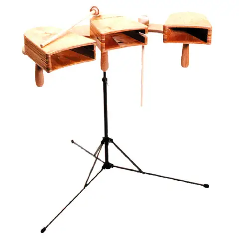 SET 3 CAMPANE LEGNO SENZA SUPPORTO