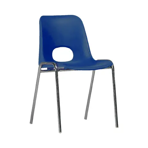 SEDIA IMPILABILE KASTILENE H 42 CM - BLU - confezione 10 pz