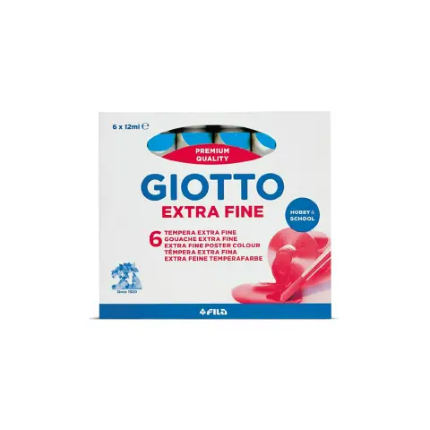 Giotto Tb.4 Cyano tempera - 6 pcs pack
