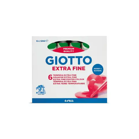 Giotto Tempera Tb.4 Green - 6 pcs package
