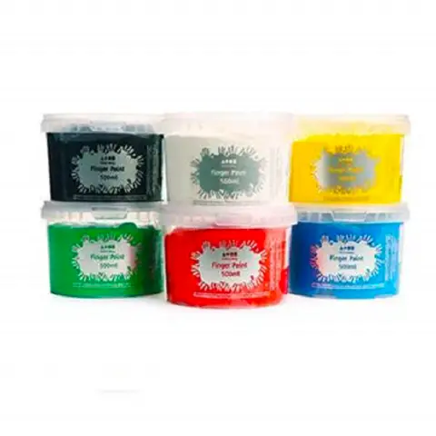 Colori A Dita Brian Clegg Set 6 Vasetti da 500 ml