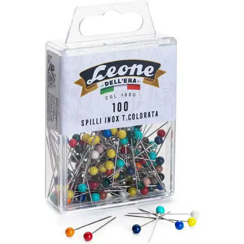 Pins with Colored Head 100 Pieces