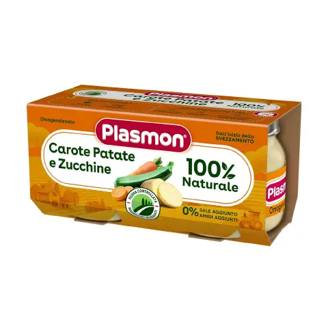 Omogeneizzato Verdure 2x80 gr. Carote Patate Zucchine