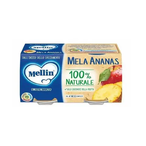 Omogeneizzato Frutta gr.100x2 Mela Ananas