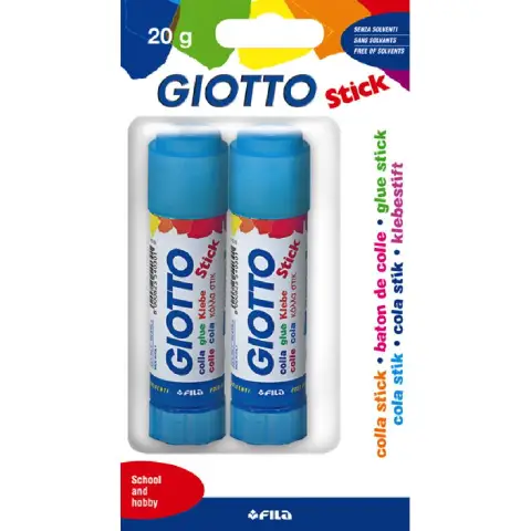 Giotto Glue Stick for School 20 gr. Blister 2 Pieces
