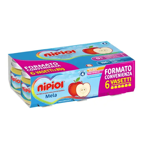 Homogenized Nipiol gr. 80x6 Fruit Apple