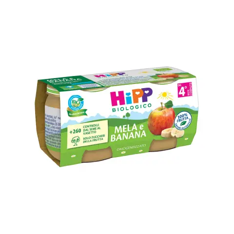 HIPP Homogenized Fruit Bio gr.80x2 Apple Banana