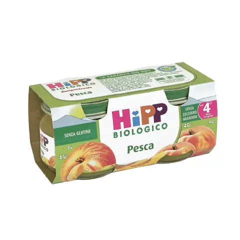 Homogenized Fruit Bio gr.80x2 Apple Peach