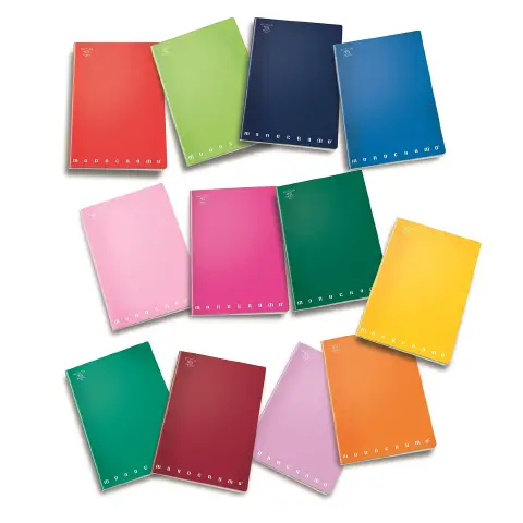 Quaderno Maxi Monocromo - 70 Fogli - 80g/m² - Rigatura 1 Rigo Senza Margine - confezione 5 pz