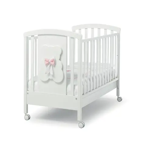 Dudu Cot White Pink Flake