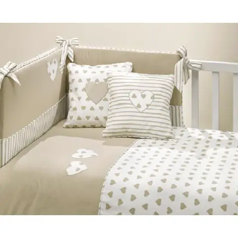 CUSCINI CUORE 30X30 BEIGE