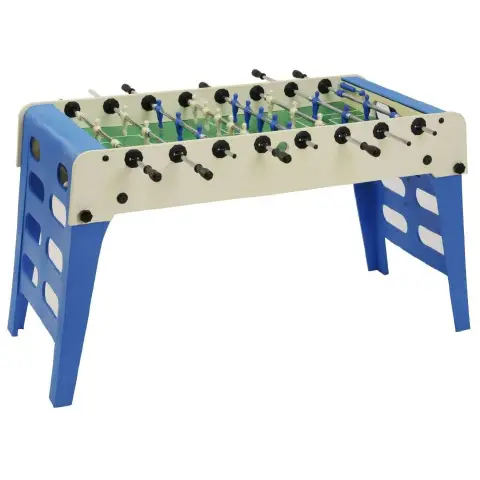 Open Air Outdoor Foosball Table With Extending Rods, Folding Legs