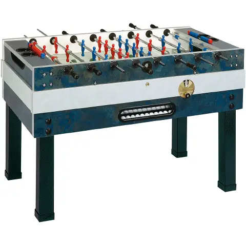 DELUXE OUTDOOR COIN-OPERATED TABLE SOCCER WITH OUTGOING RODS