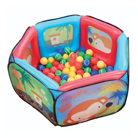 Box Gonfiabile Con Cento Palline Da 60mm