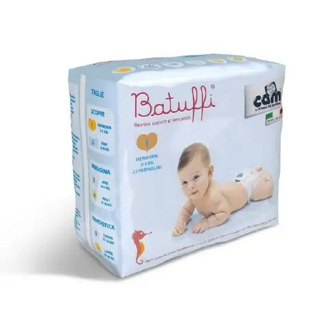 BATUFFI DIAPERS 1ST 2-5 KG