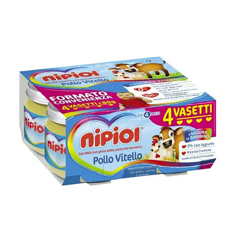 Homogenized Nipiol gr. 80x4 Chicken Veal