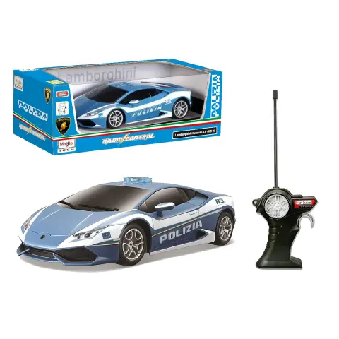 Auto 1:24 Lamborghini Hurcan Polizia con Radiocomando