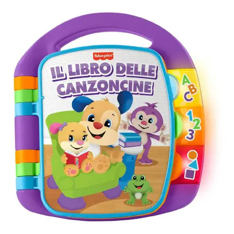 Fisher Price Libro delle Canzoncine Ridi e Impara