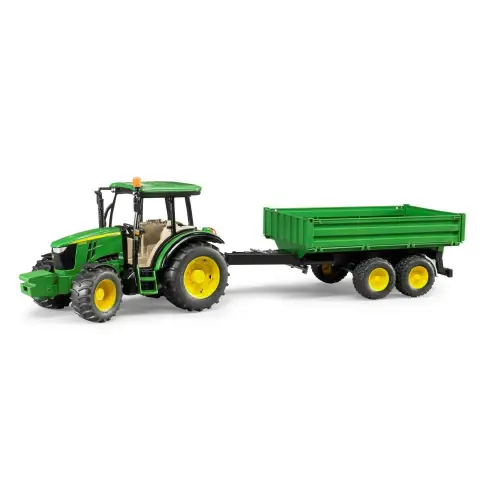 John Deere 5115m Tractor with Trailer