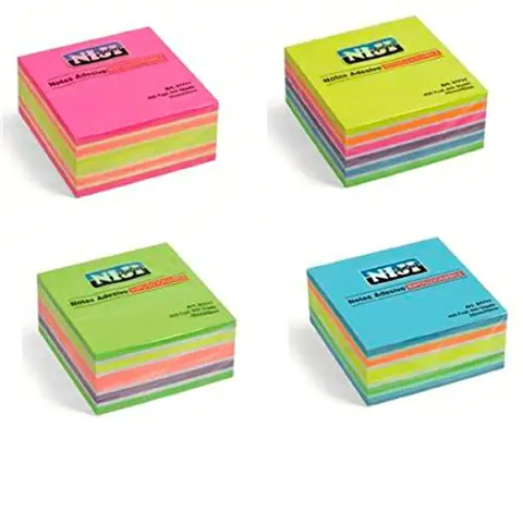 Notes Riposizionabili 76x76 mm - Confezione da 400 Fogli