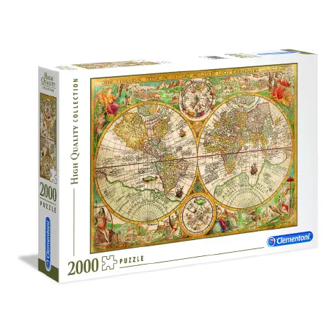 Puzzle 2000 Pieces Hqc Ancient Map