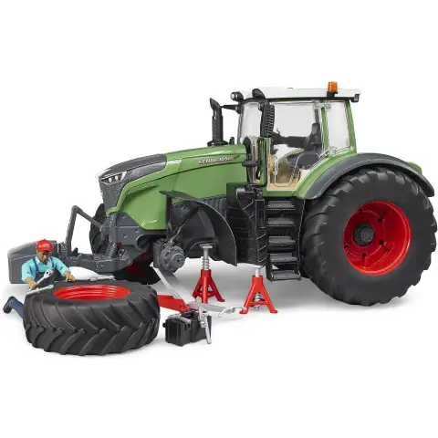 Fendt 1050 Vario Tractor With Mechanics Equipment and Workshop - Bruder 04041