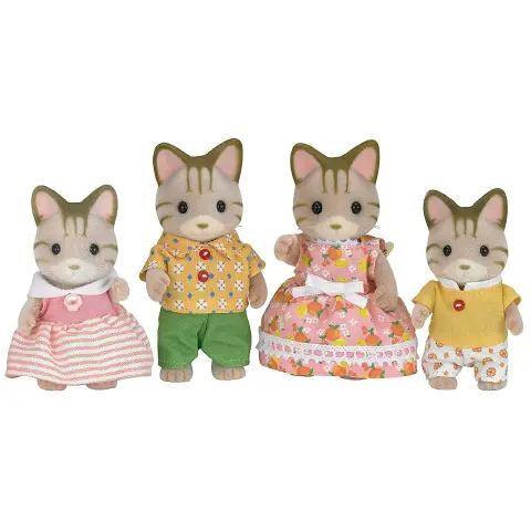 Sylvanian Families Squeaky Cat Family