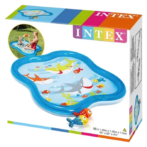PISCINA BABY QUADRATA SPRUZZO 104X140X11