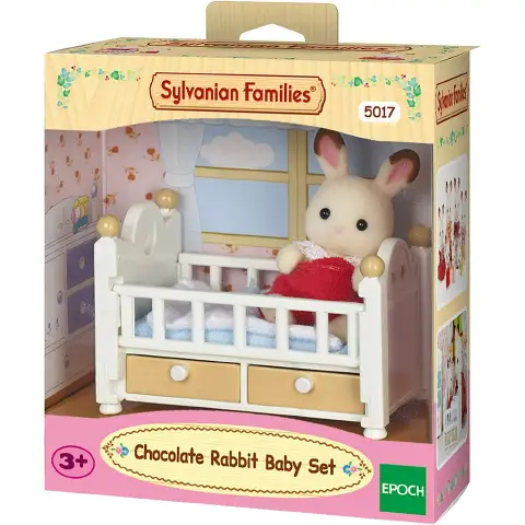 Baby Rabbit Ciocc+Bed Sylvanian Families