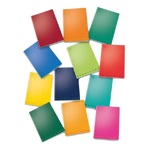 Quaderno Maxi Monocromo - 42 Fogli - Rigatura Quadretto 10mm (A4) - confezione 10 pz