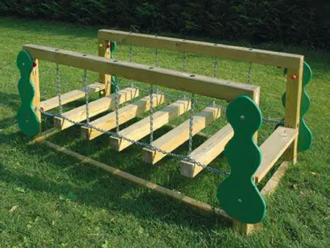 Wooden Oscillating Walkway