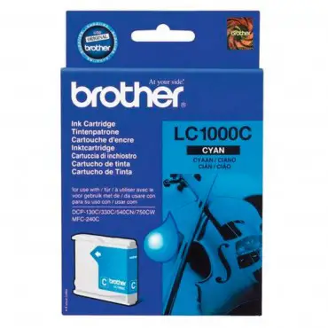 BROTHER DCP 130C-330C-P5 CARTRIDGE -LC1000C- CYAN