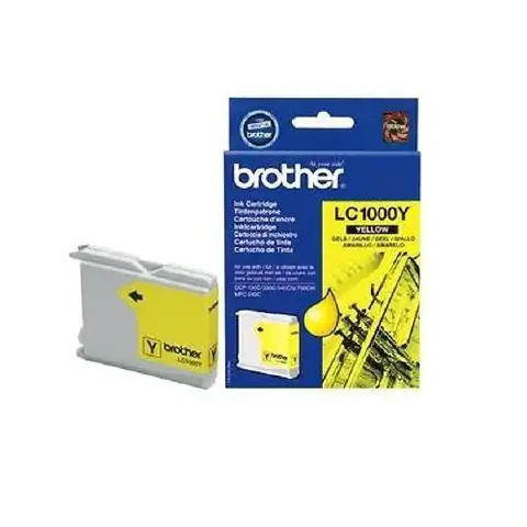 BROTHER DCP 130C-330C-P5 CARTRIDGE -LC1000Y-YELLOW