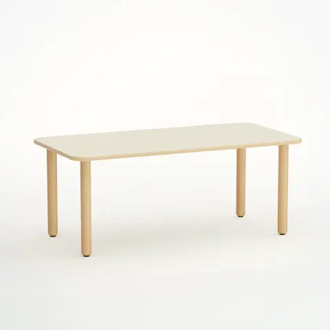 Rectangular Kindergarten Table Shape 120 Size 2 Magnolia