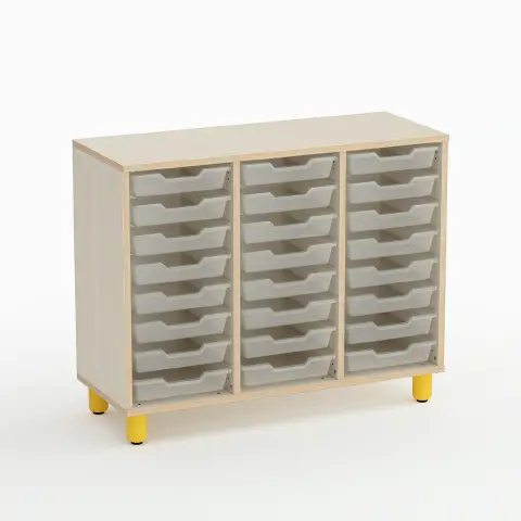 Mobile Nursery School Onda 24 Small Drawers - Comforme CAM