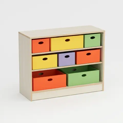 Mobile Nursery School Shape with Cassettes Height 75 cm. - CAM Compliant