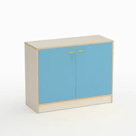 Mobile Nursery School Shape with Doors Height 75 cm. Blue Horizon - CAM Compliant